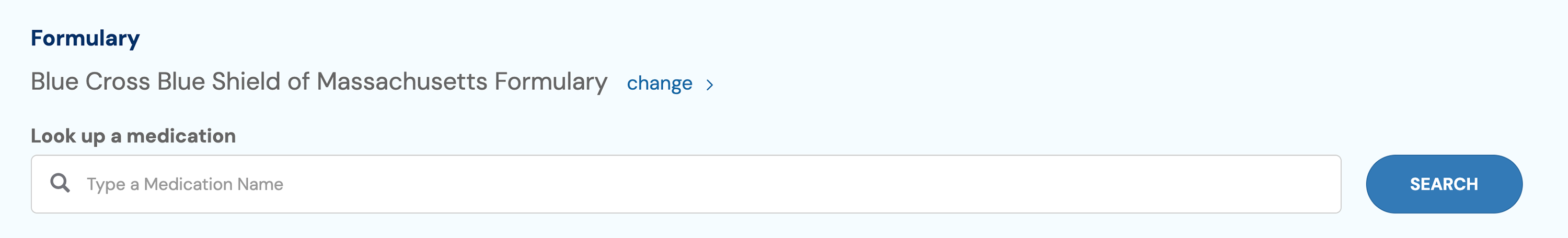 Screenshot of form - step 1